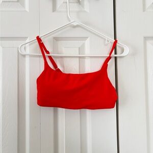 Athleta Red Bikini Top